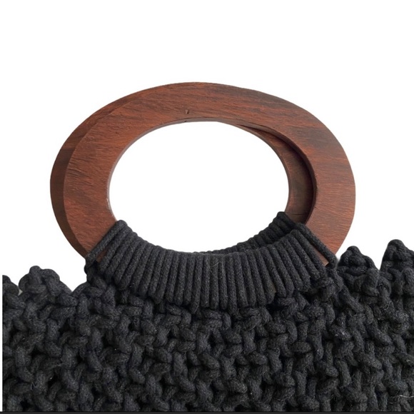 NWT Danielle Nicole Fringe Macrame Crossbody Bag - Picture 2 of 10